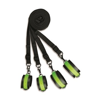 Ouch Glow In The Dark Bed Bindings Restraint Kit