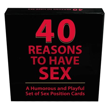 40 Reasons To Have Sex Cards