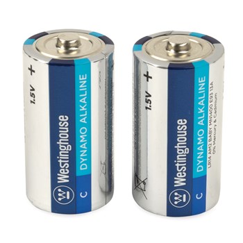 Westinghouse C Cell Batteries 2 pack