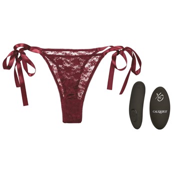 Remote Control Lace Thong Set