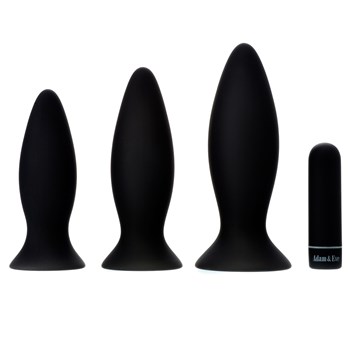 Adam  Eve Rechargeable Vibrating Anal Trainer Kit