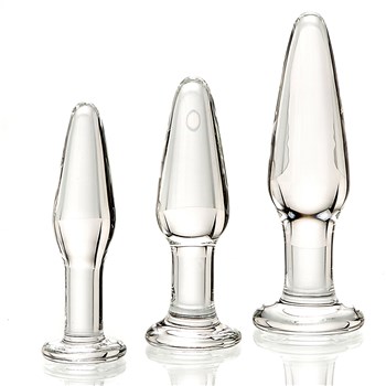 Adam  Eve Glass Anal Training Trio