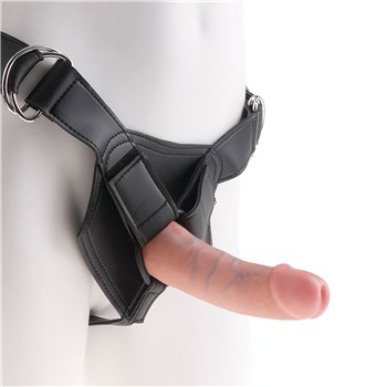KingCock Strap-On Harness with 6 Inch Dildo