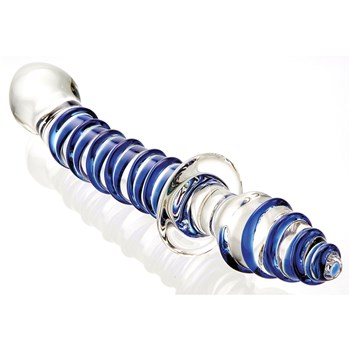 Adam  Eve Twisted Love Glass Dildo