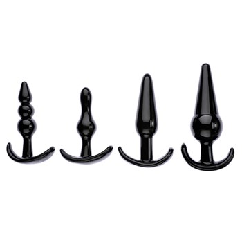 Adam  Eve 4 Piece Anal Plug Kit