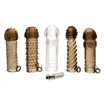 Adam  Eve Vibrating Penis Sleeve Kit