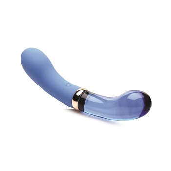 Prisms Vibra-Glass Bleu Dual Ended G-Spot Vibrator