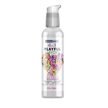 Limited Edition-Sweet Hearts 4 in 1 Playful Flavors Lubricant