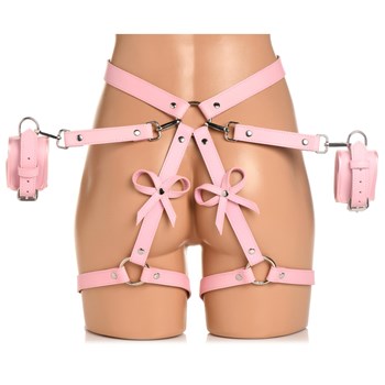 Strict Bondage Harness With Bows