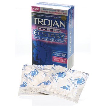 Trojan Double Ecstasy Condom 10 ct.