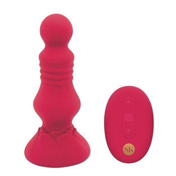 Rosegasm Floret Remote Control Vibrating Anal Plug