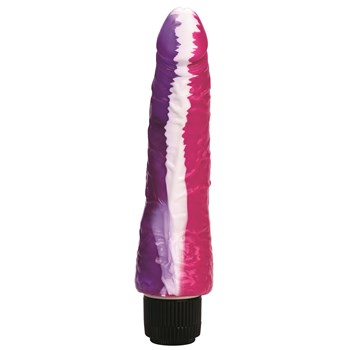 Funky Jelly Curved Vibrating Dildo