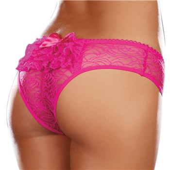 Irresistible Crotchless Lace Panty
